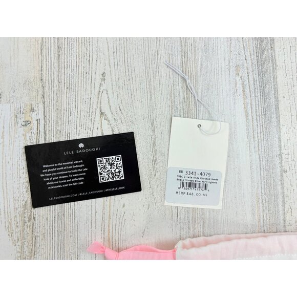 Lele Sadoughi The Beaufort Bonnet Company KIDS Knot Headband Beale Street Blue - Picture 3 of 15